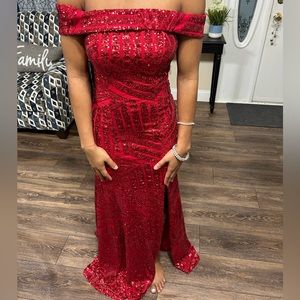 Worn once for homecoming court.